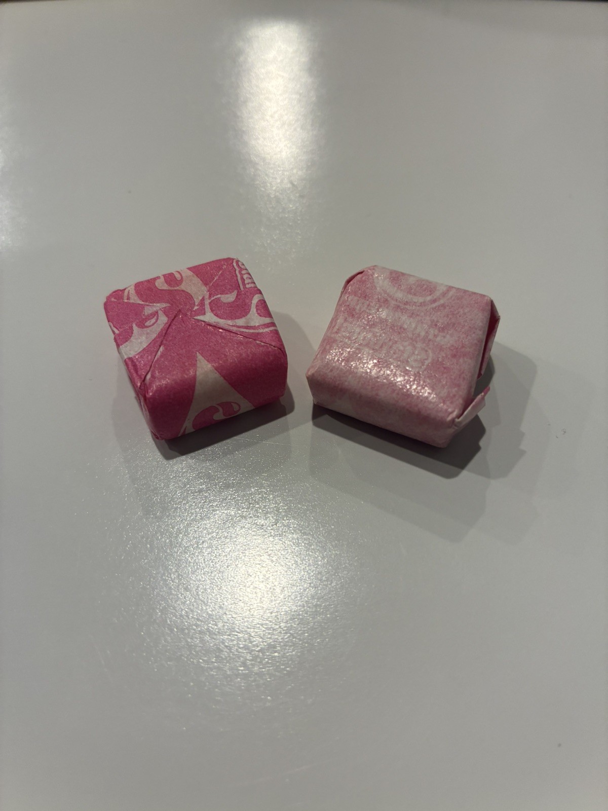 Extremely Rare Starburst Manufacturing Defect Never Opened inside out wrapper