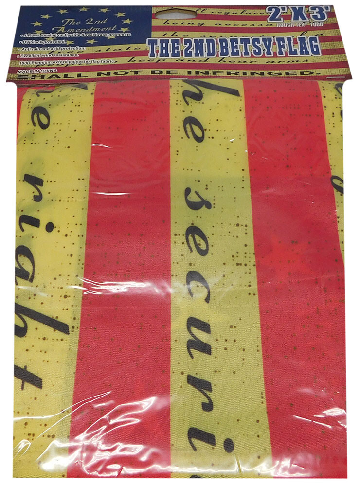 2X3 USA 250 YEARS 1776-2026 The 2nd Amendment Betsy Ross Vintage Flag Banner