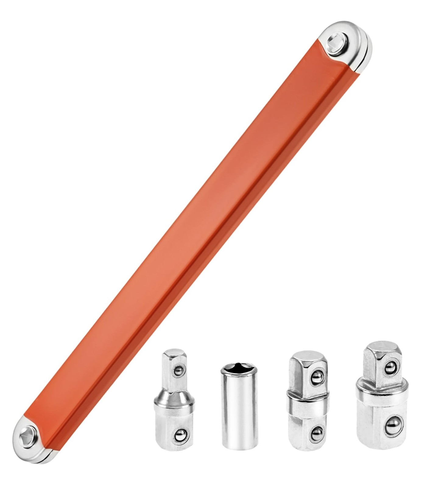 Offset Extension Wrench, Pro Zero Degree Ratchet Extension Wrench Set with Versa