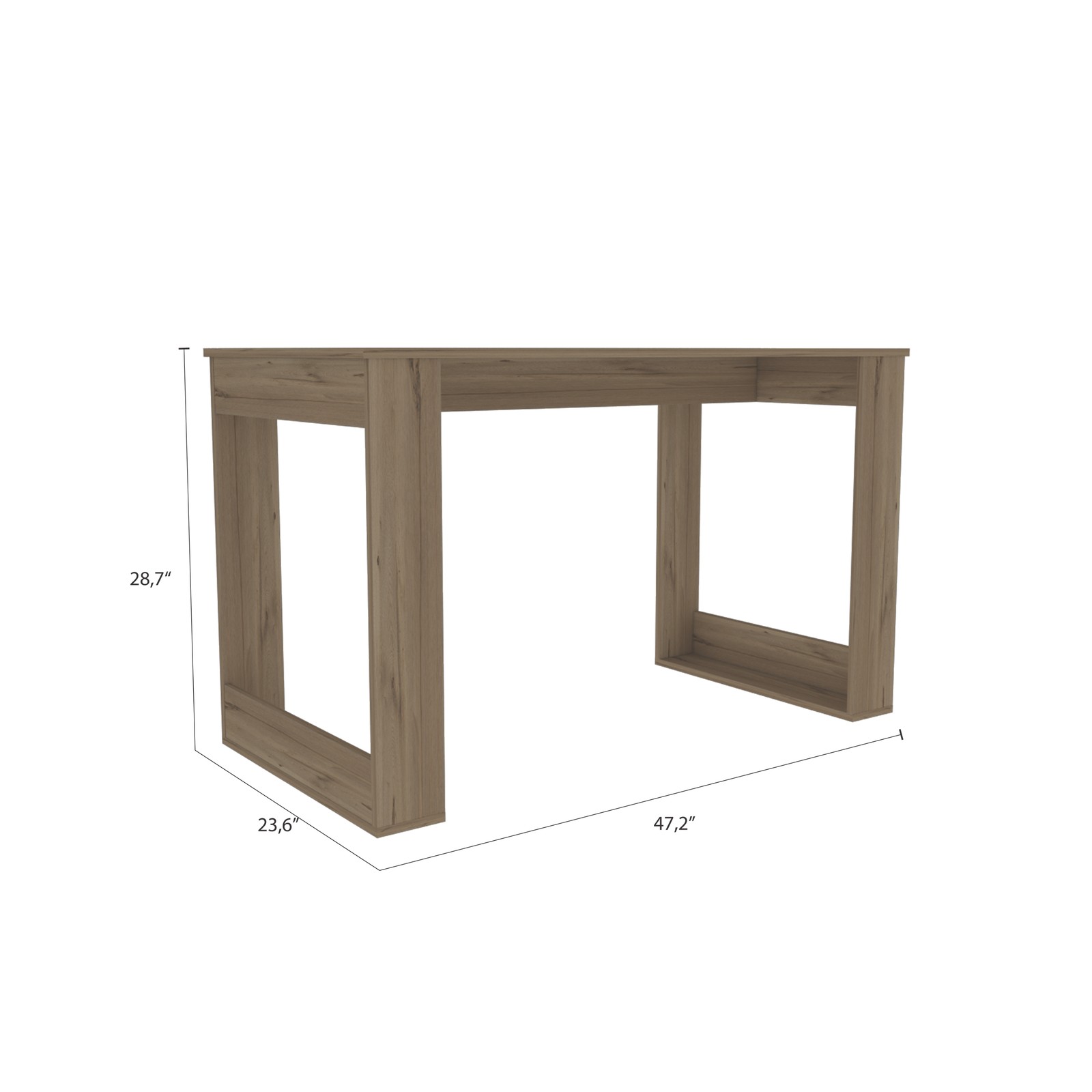 Aurora Writing Computer Desk, Home Office Study Table Workstation