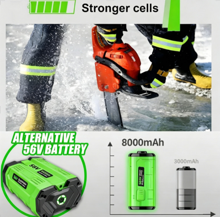 56V Lithium Battery 8000mAh For EGO lawn mower BA5600T BA2800 BA2800T BA4200T