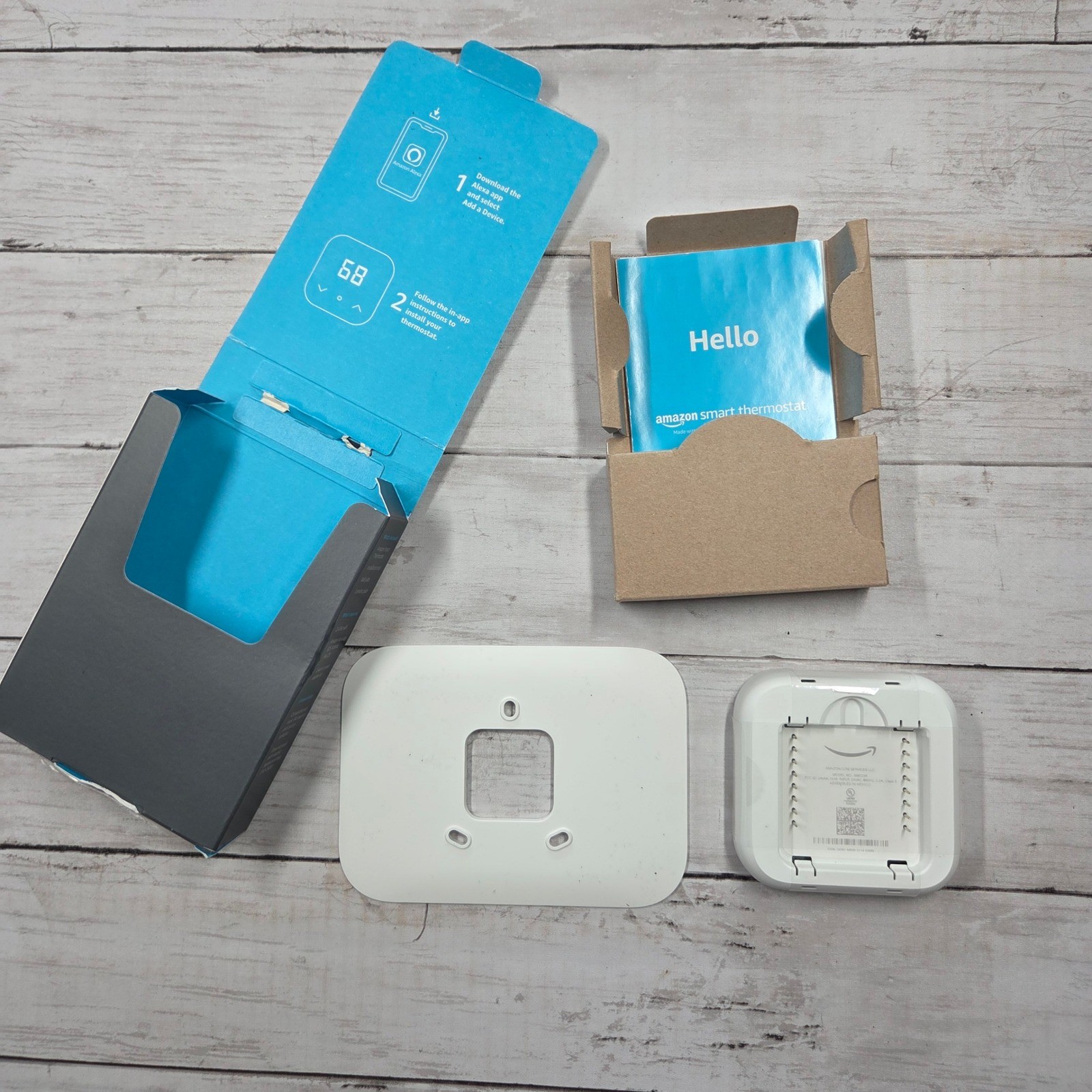 Amazon Smart Thermostat White Alexa Enabled Honeywell Home Technology