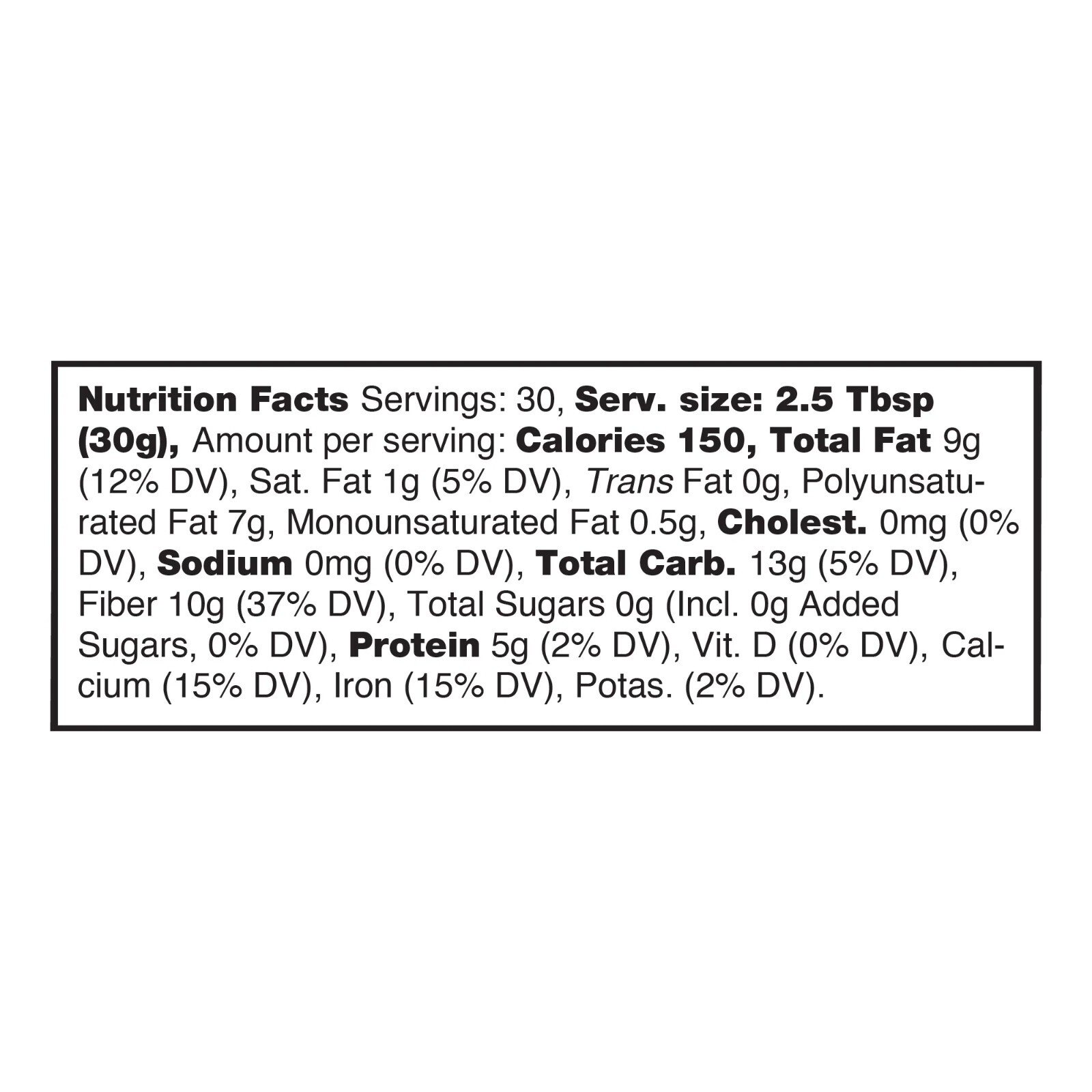 BetterBody Foods Organic Chia Seeds 2 lbs, 32 Oz, with Omega-3, Non-GMO, Gluten