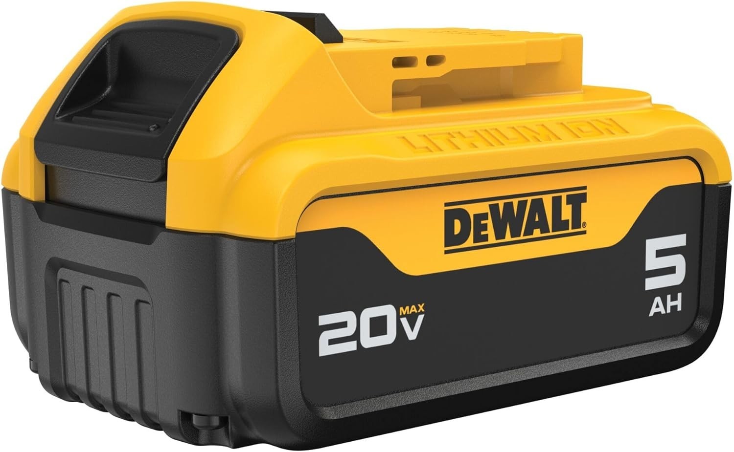 DEWALT 20V MAX XR 5 Ah Lithium Ion Battery Premium High Capacity (DCB205)