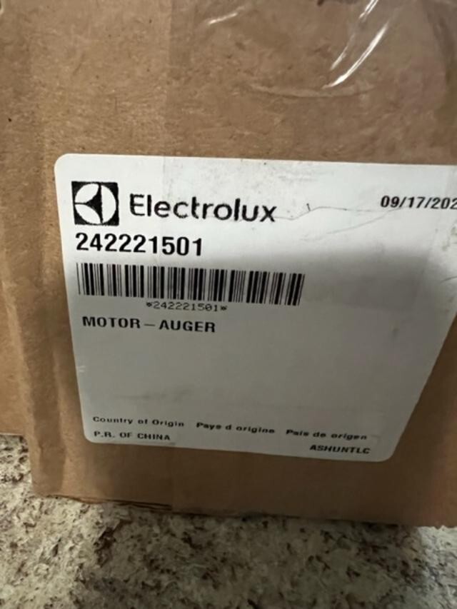 242221501 FRIGIDAIRE REFRIGERATOR AUGER MOTOR