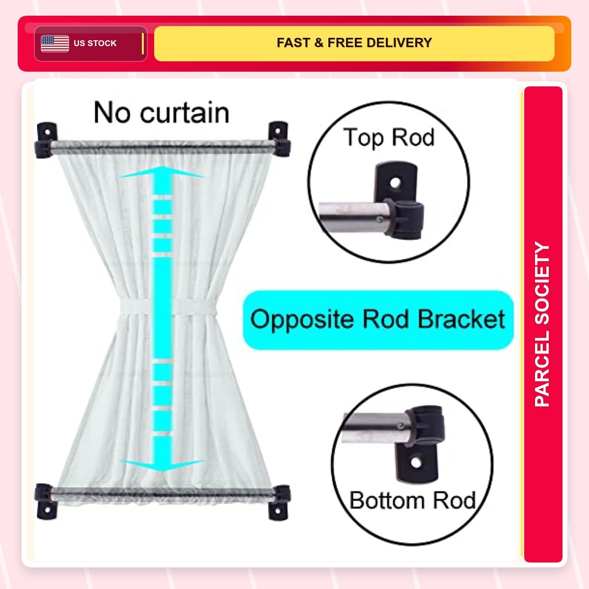 Type A Adjustable Lightweight Black-2 1.0 Count 16 39.5 Swivel End Window Sash