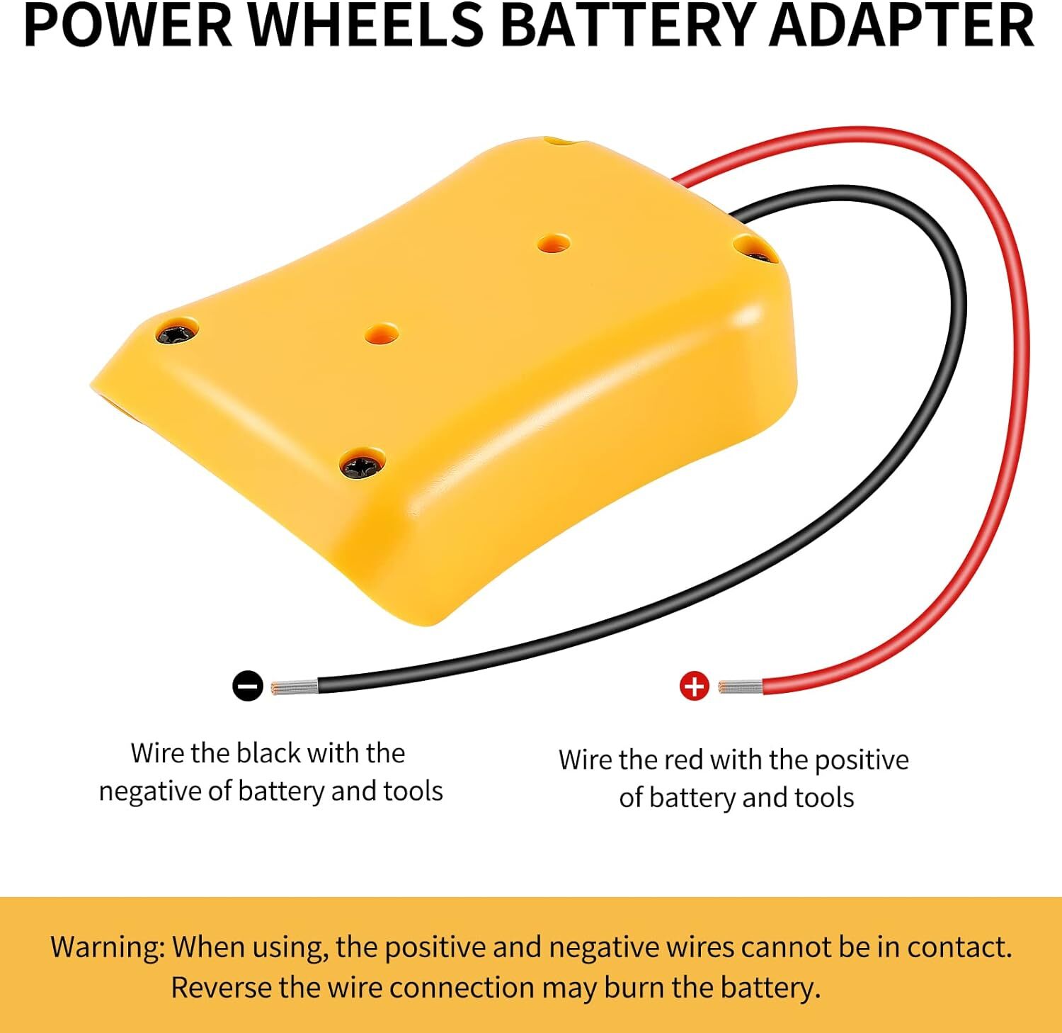 Power Connector DIY Battery Adapter Holder Dock For DeWalt 18V/20V Max Battery
