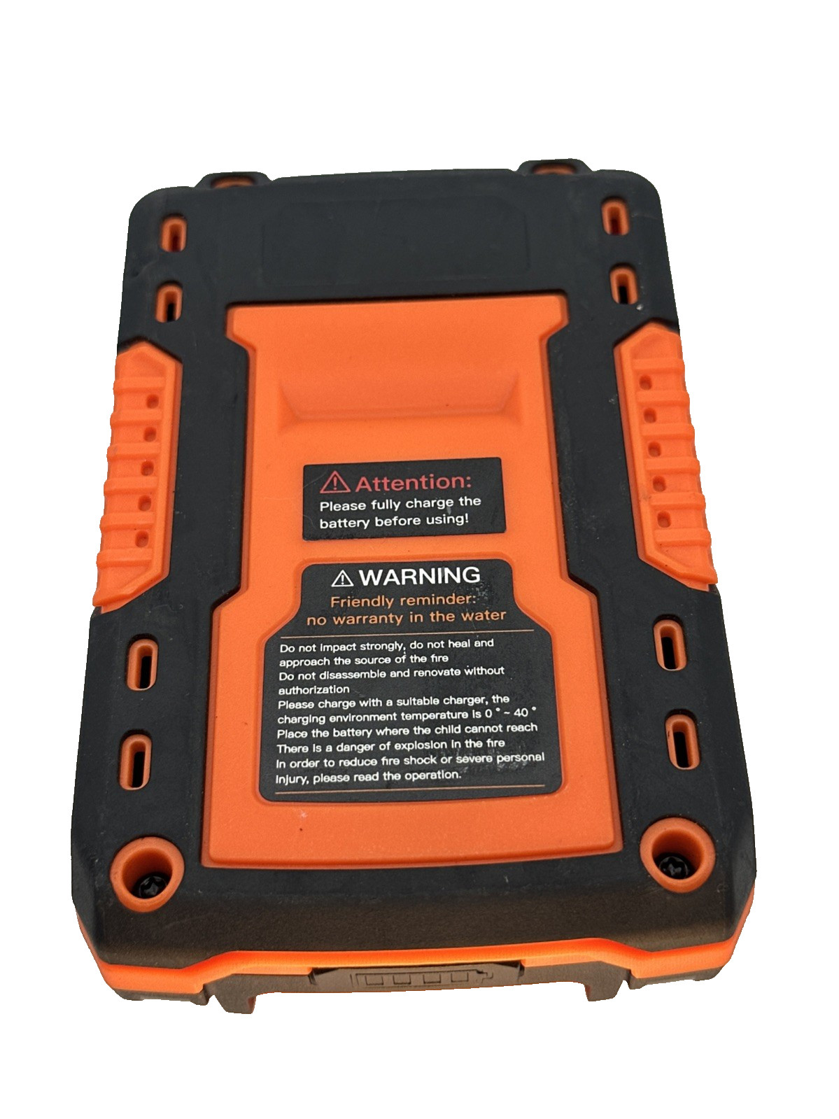 Orange  green Ework 21V Max Lithium Ion Replacement Battery 2000mAh 2.0Ah