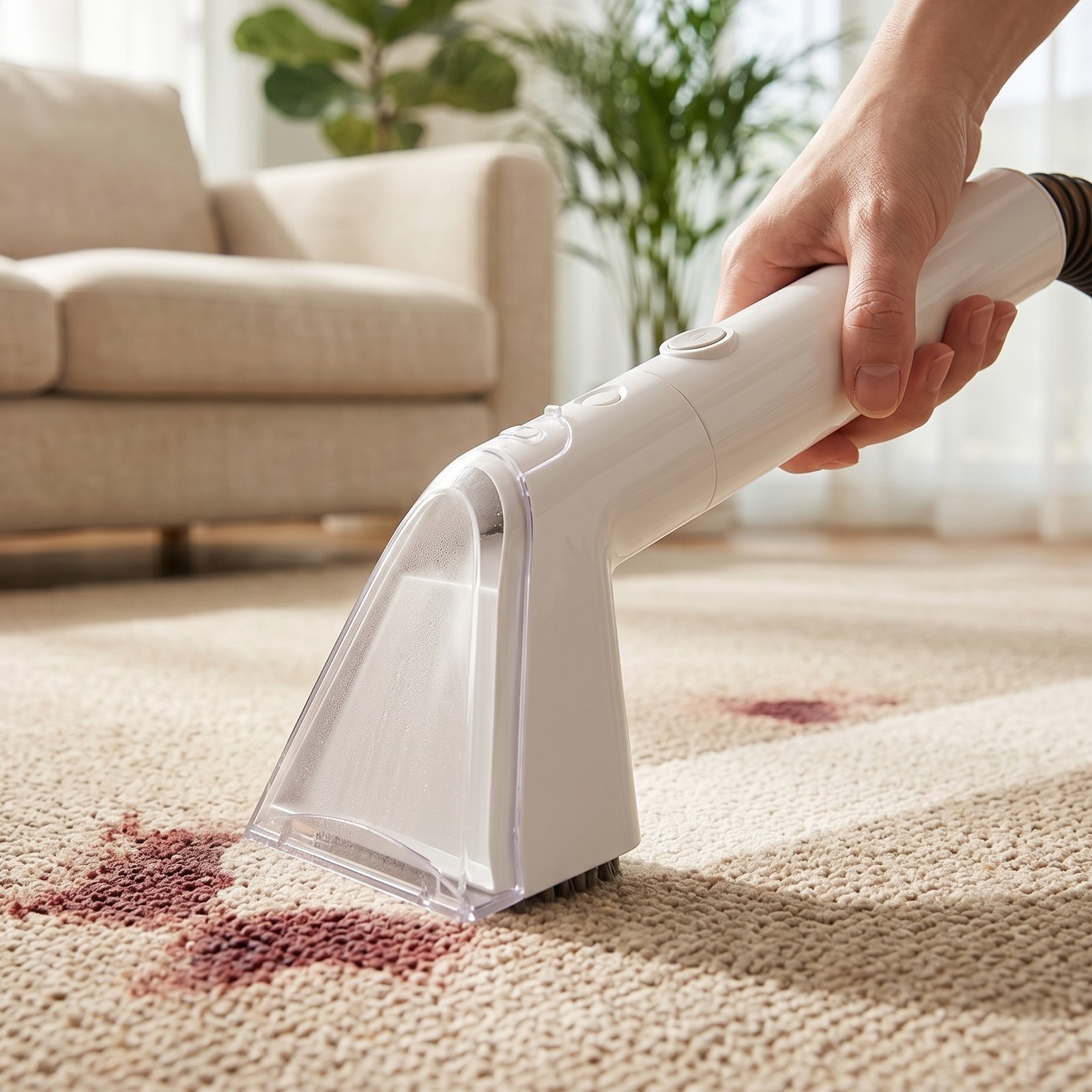 1700W High Power Steam Cleaner Portable Carpet and Upholstery Stain Remover A7