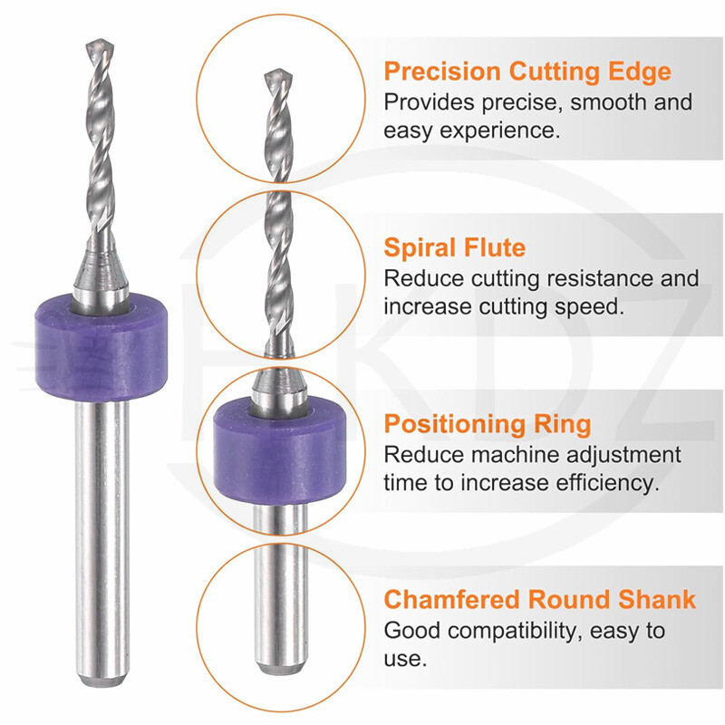Tungsten Steel Carbide PCB CNC Micro Twist Drill Bits Milling 0.1mm – 3.175mm