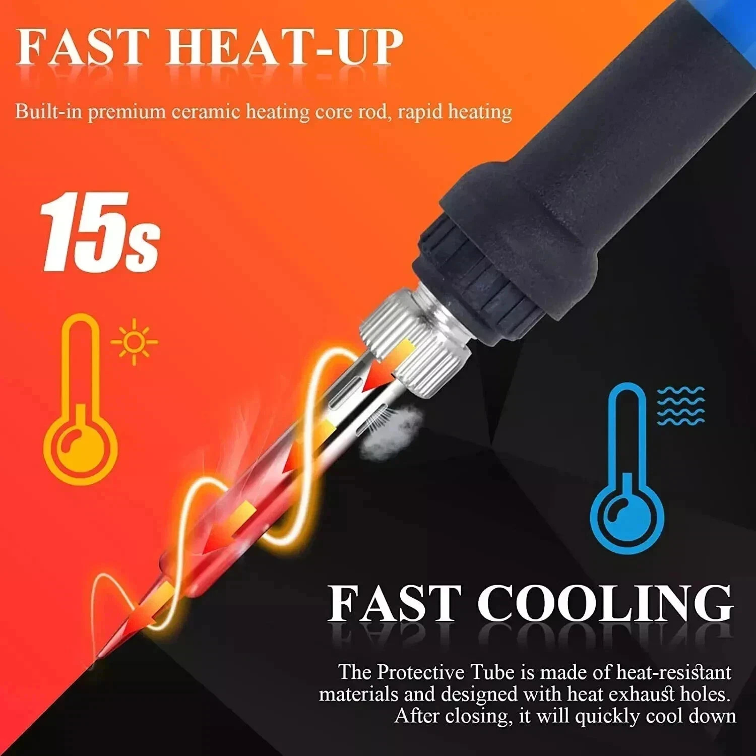 90W Digital Electric Soldering Iron Kit Tempe Adjustable Welding Tool Solder Gun