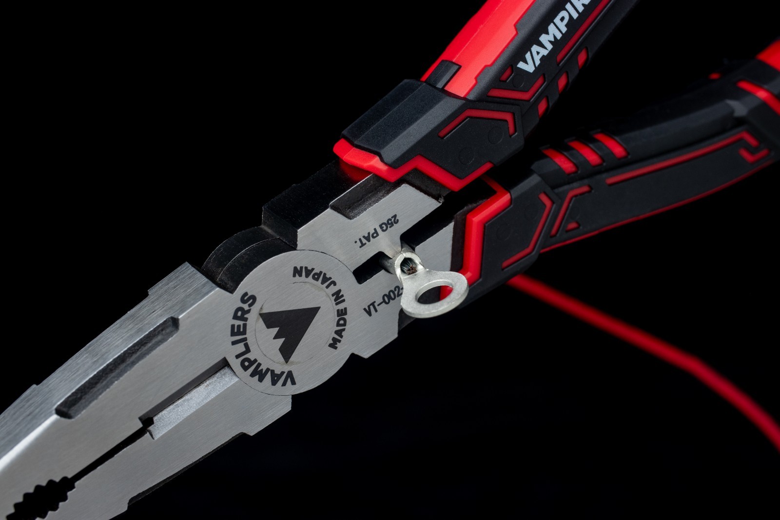 VAMPLIERS CAIMAN 7.5″ Screw Extractor Long Nose Pliers W/ Crimper + Wire Cutter