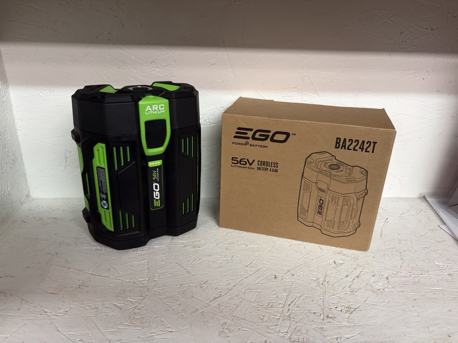 Genuine EGO POWER+ BA2242T 56V 4.0 AH Battery w/ Fuel Gauge OEM Authentic REAL