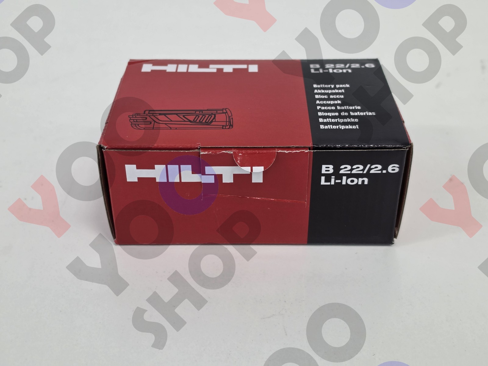 Hilti B22 2.6 22V Li-Ion Battery Pack B 22/2.6 #213639 / Express / New