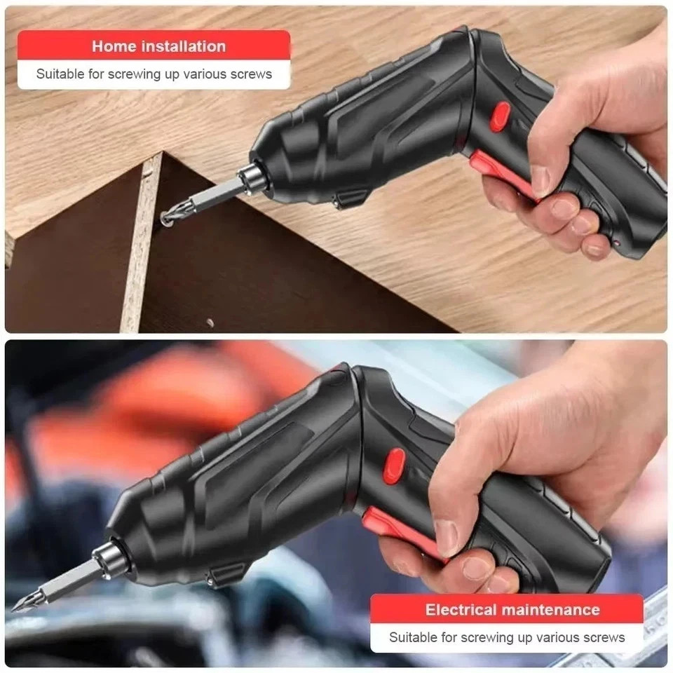 3.6V Electric Screwdriver Set 1800mAh Battery Powered Portable Cordless Electric