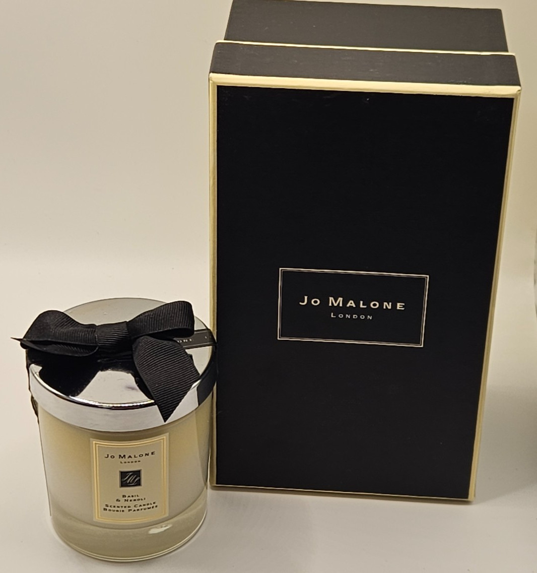 Jo Malone London Basil & Neroli Scented Glass Jar Candle, Round 2.5 in