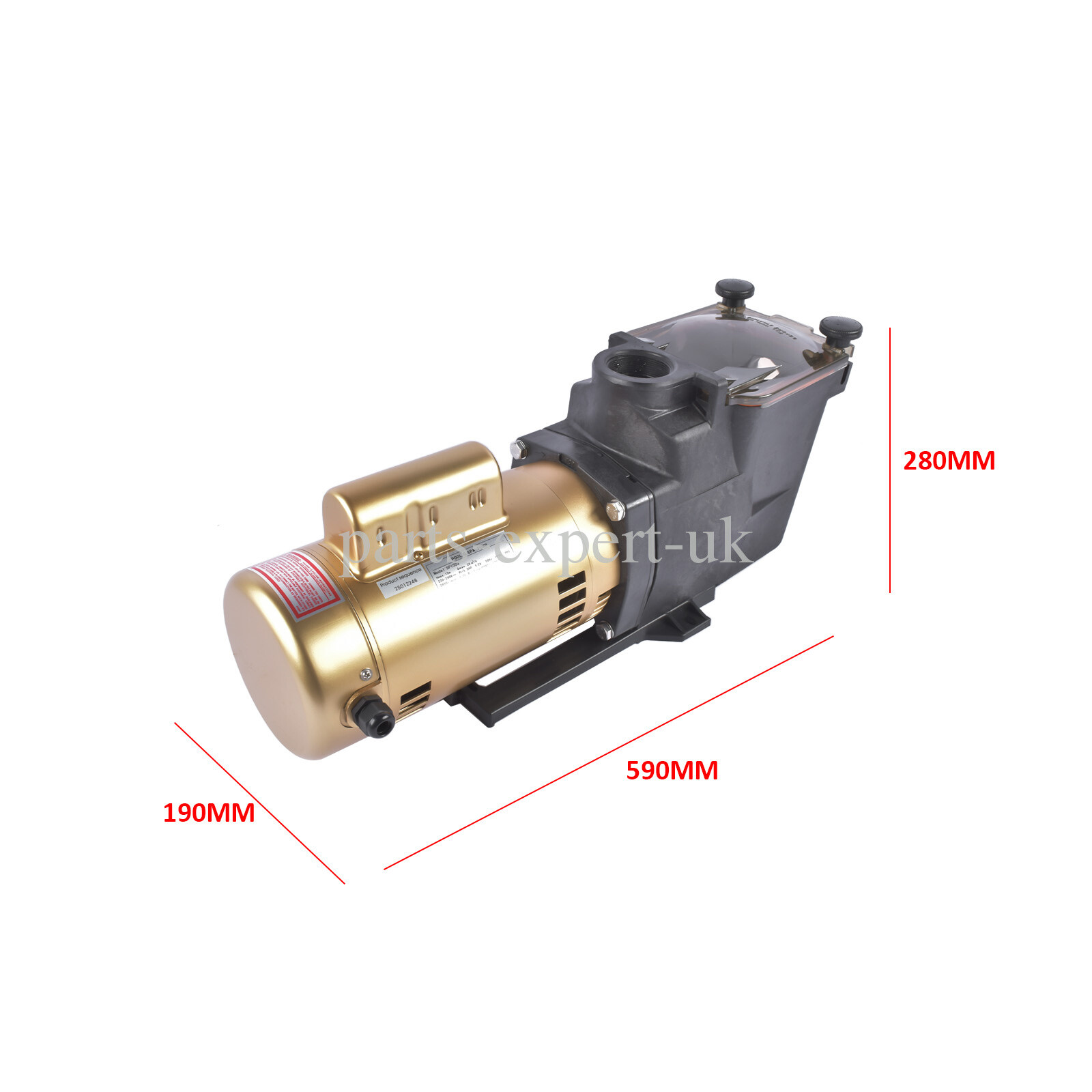 1.5HP Super Pool Pump Motor 230 V Single Speed for Hayward In-Ground Pool