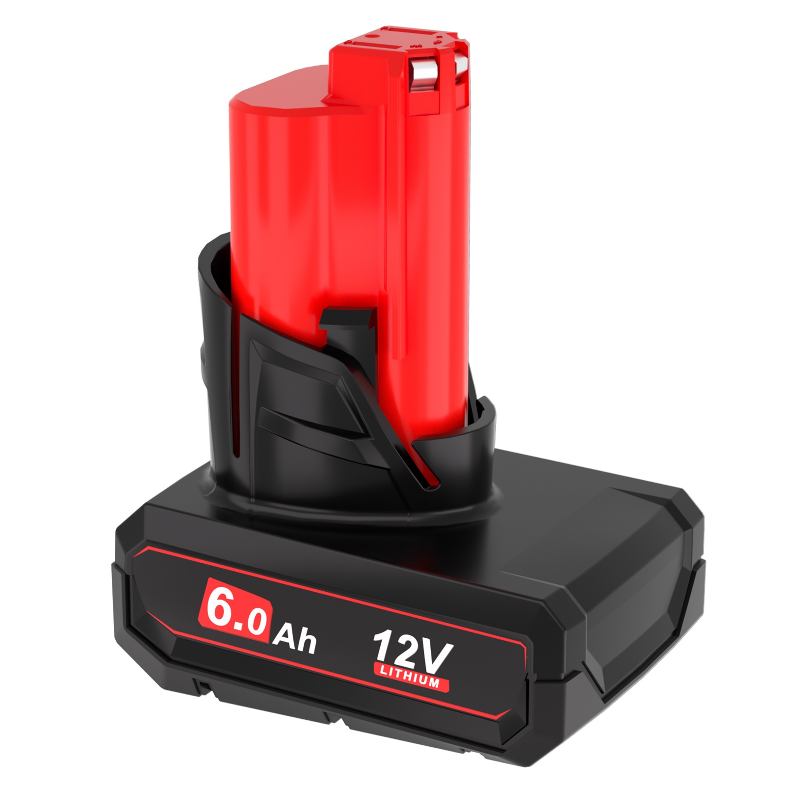 2Pack 6.0Ah Battery For Milwaukee M12 LITHIUM Extended Capacity 48-11-2460 12V
