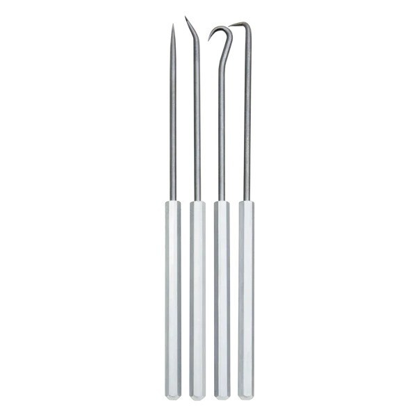 Ullman 4pc 6in Hook and Pick Set Straight 90 Degree Right Angle Complex USA PH-4