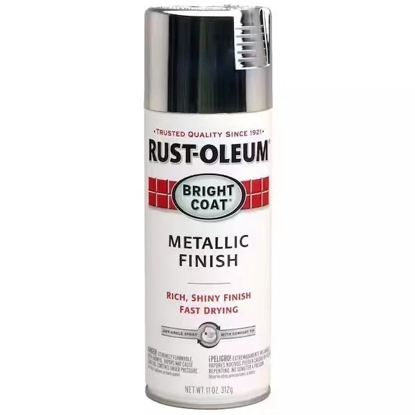 11 Oz. Bright Chrome Metallic Spray Paint.