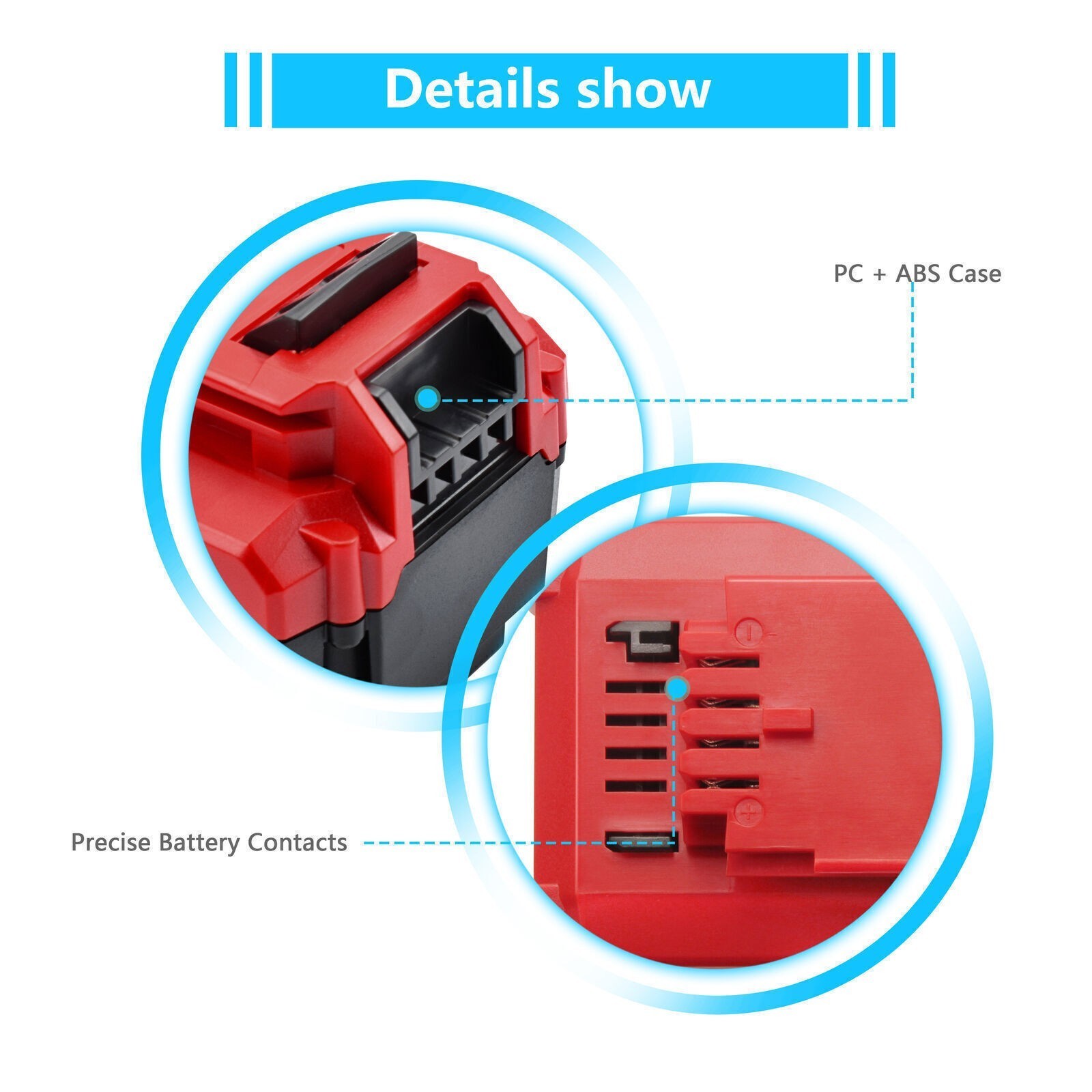 1-4Pack 8.0AH 3.5AH For Porter Cable PCC685L PCC680L 20V MAX Lithium-Ion Battery