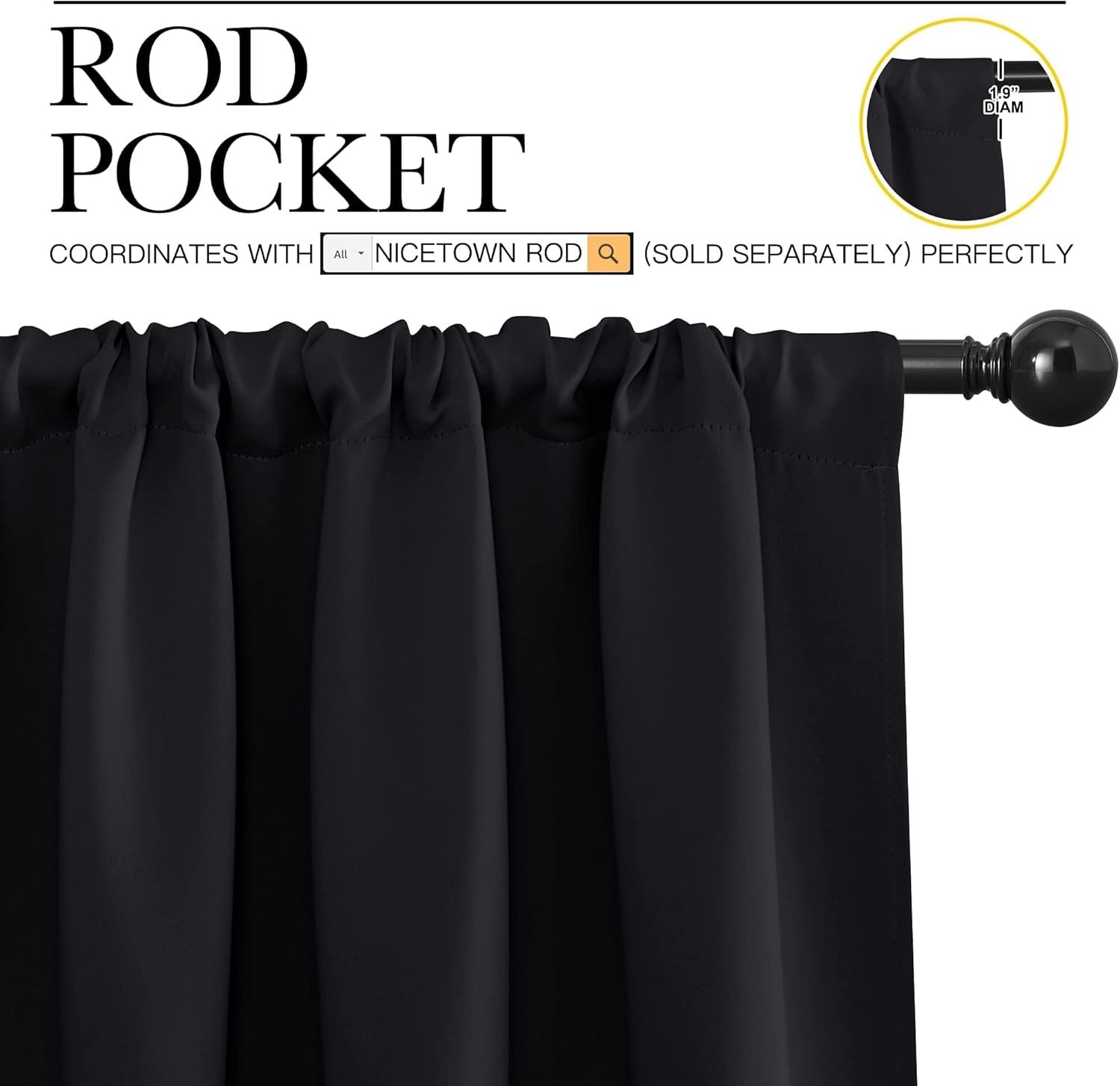 Room-Enhancing Blackout Draperies 36″ Long – Stylish & Functional for Any Room