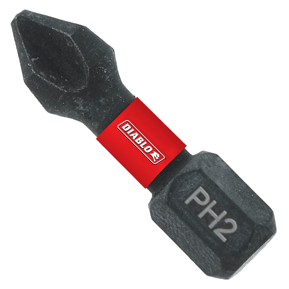 Diablo #2 Phillips Drive Bits Impact (Choose Size & Package Qty) Freud