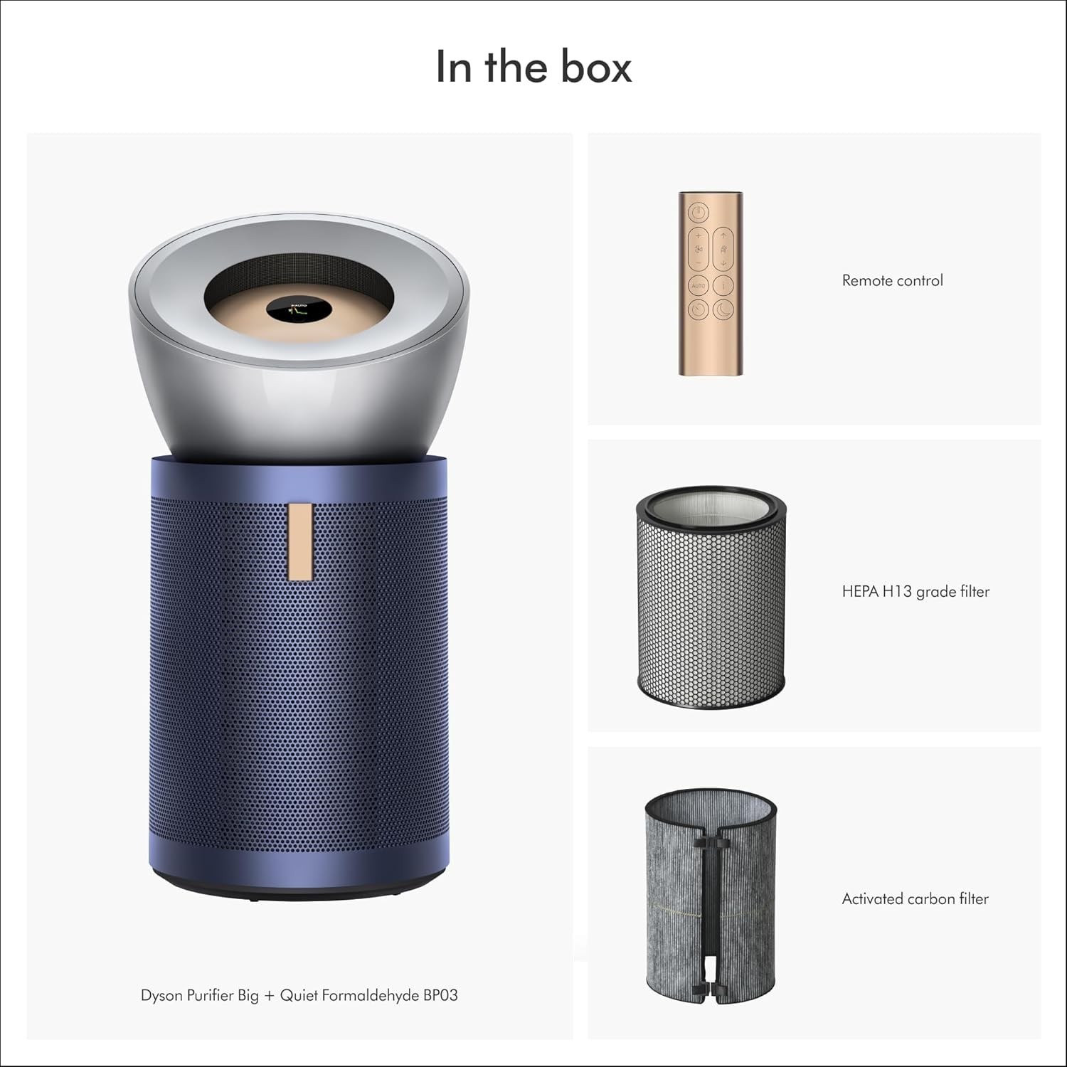 Dyson Purifier Big+Quiet Formaldehyde BP03 (Nickel/Prussian Blue) – NEW IN BOX