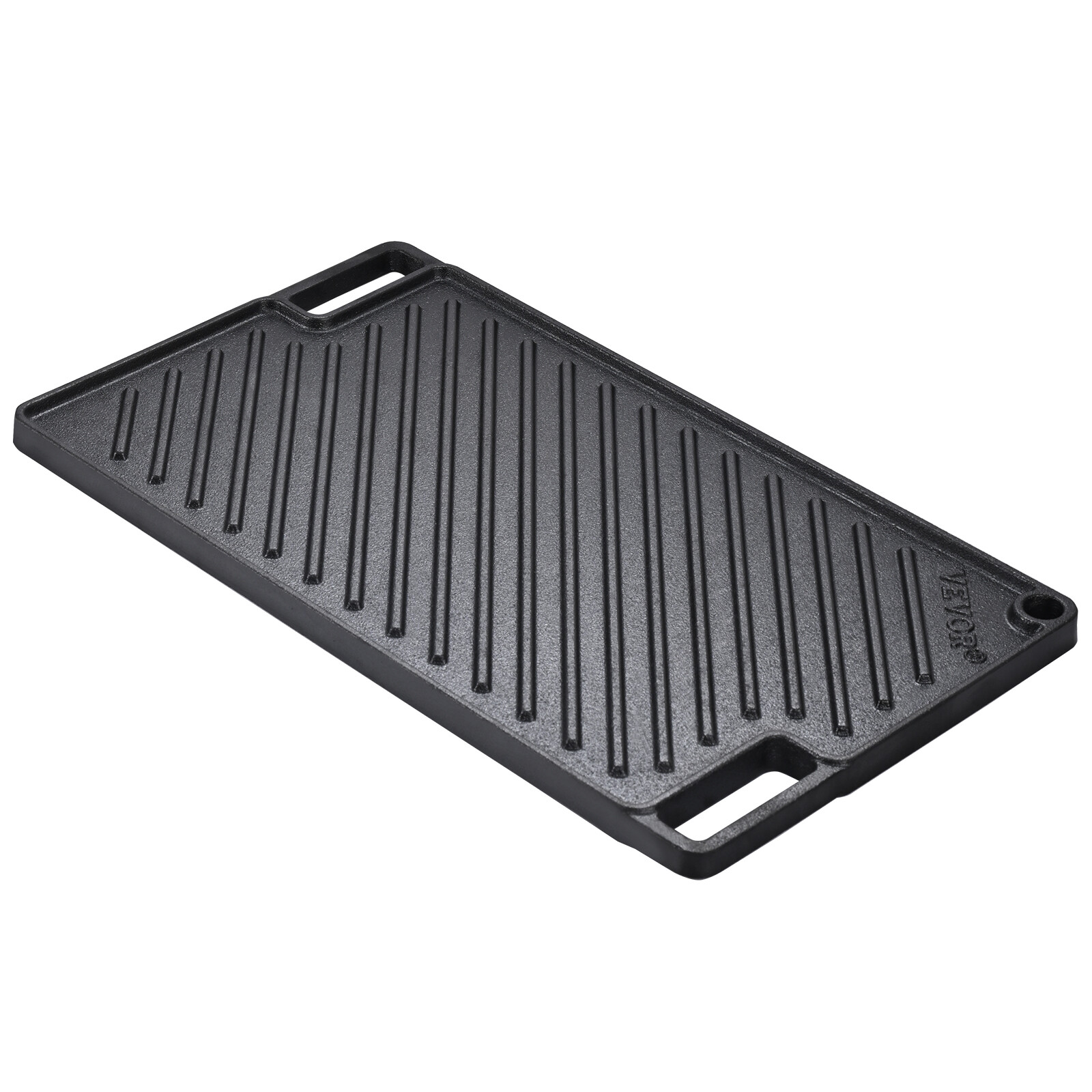 VEVOR 9.7″x16.7″ Reversible Grill Griddle BBQ Flat Stove Top Griddle Cast Iron