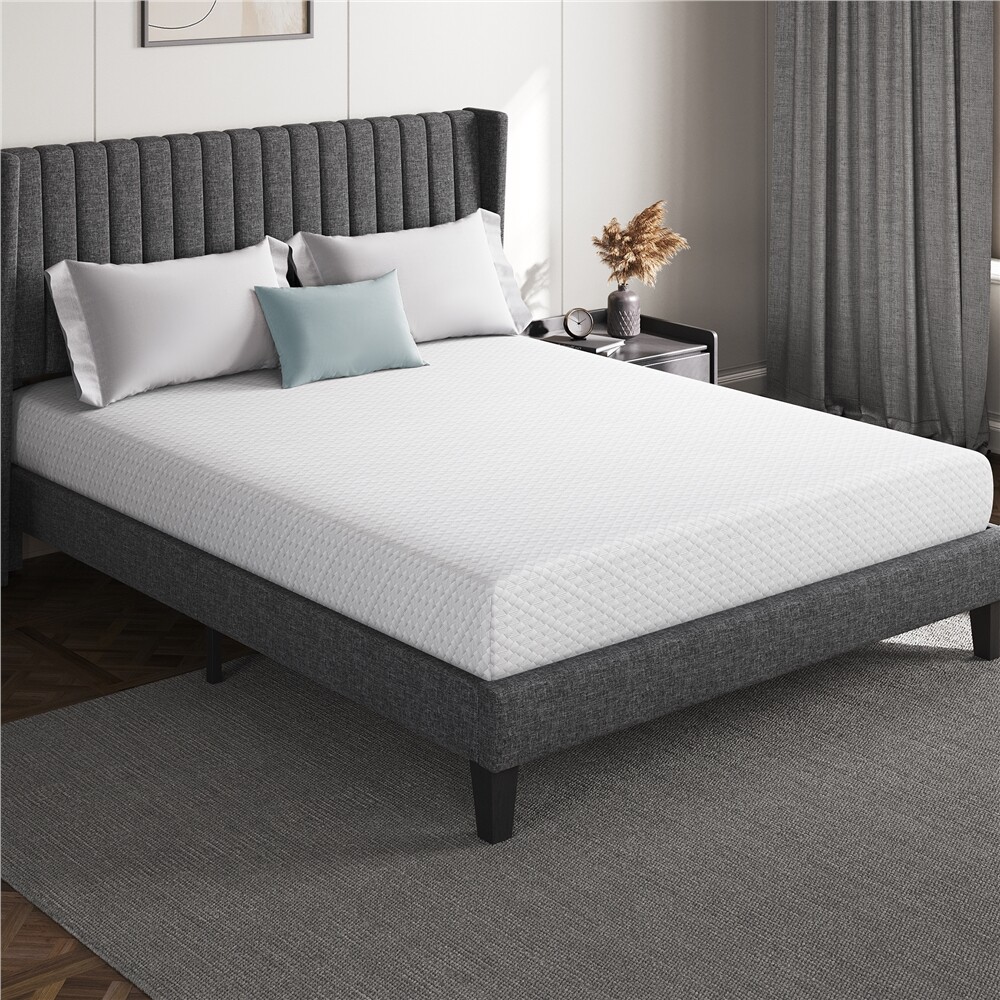 Gel Memory Foam Mattress Green Tea Mattress in a Box CertiPUR-US Certified