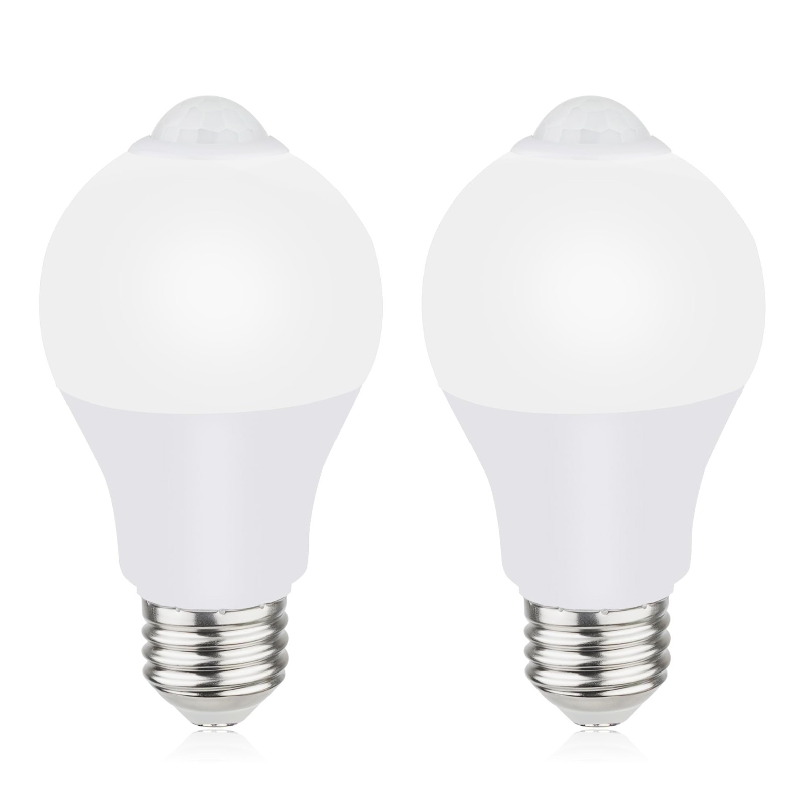 6-Pack Motion Sensor Light Bulb Dusk to Dawn LED 9W (60W Eq) E26 PIR Security
