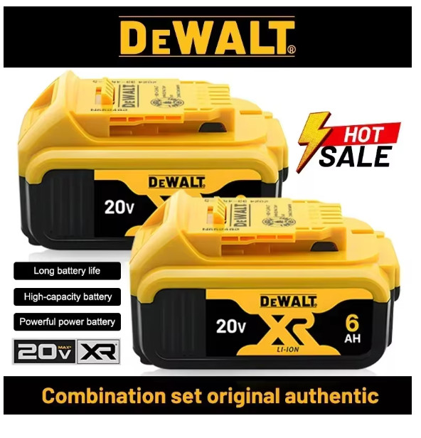 DeWalt DCB206 20V Max XR 6.0Ah Lithium Ion Batteries Li-ion new 2pc