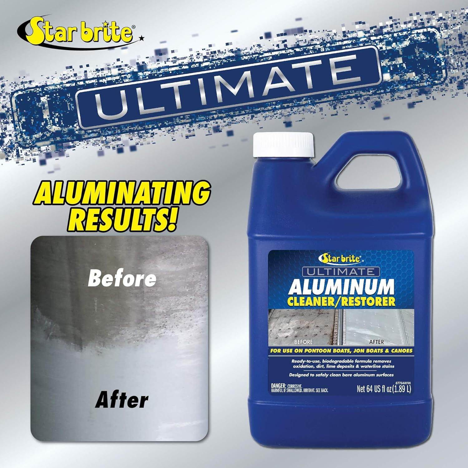 Ultimate Aluminum Cleaner & Restorer – Aluminum Boat Cleaner – Perfect for Ponto