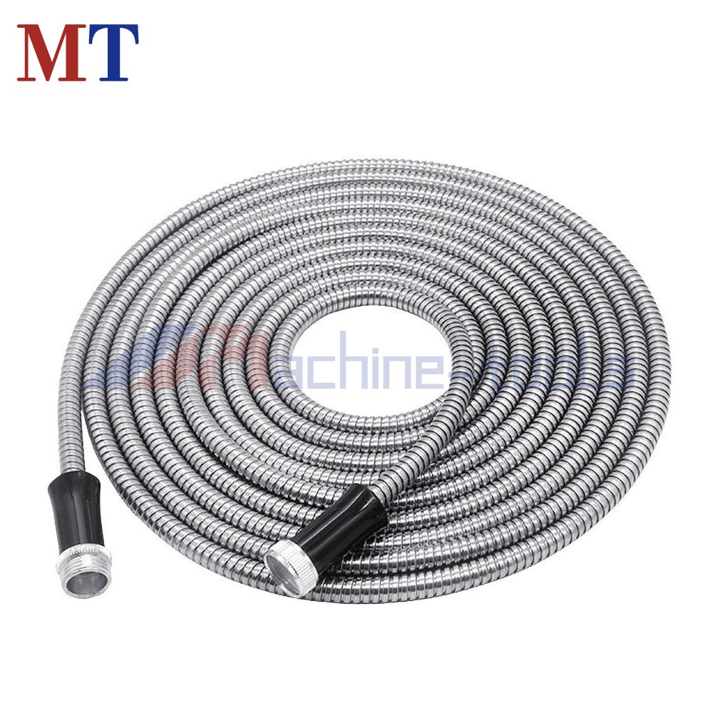 100 Feet Stainless Steel Metal Hose Pipe For Garden Water Hose Pipe Flexible