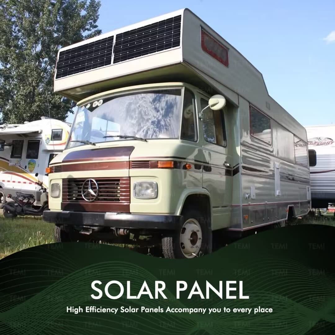 300W Flexible Solar Panel Mono 12V Portable Power Camping Home RV Battery Charge