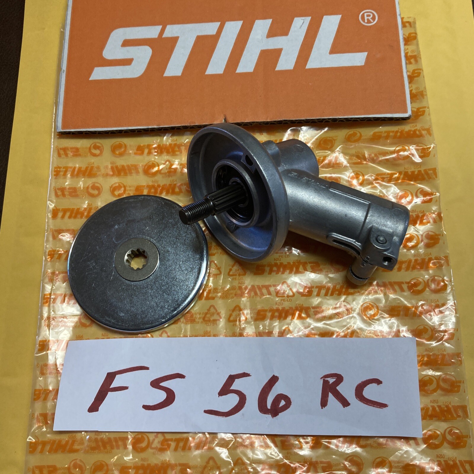 NEW Genuine OEM STIHL FS 56 RC Trimmer Gearbox Gear Head Assembly