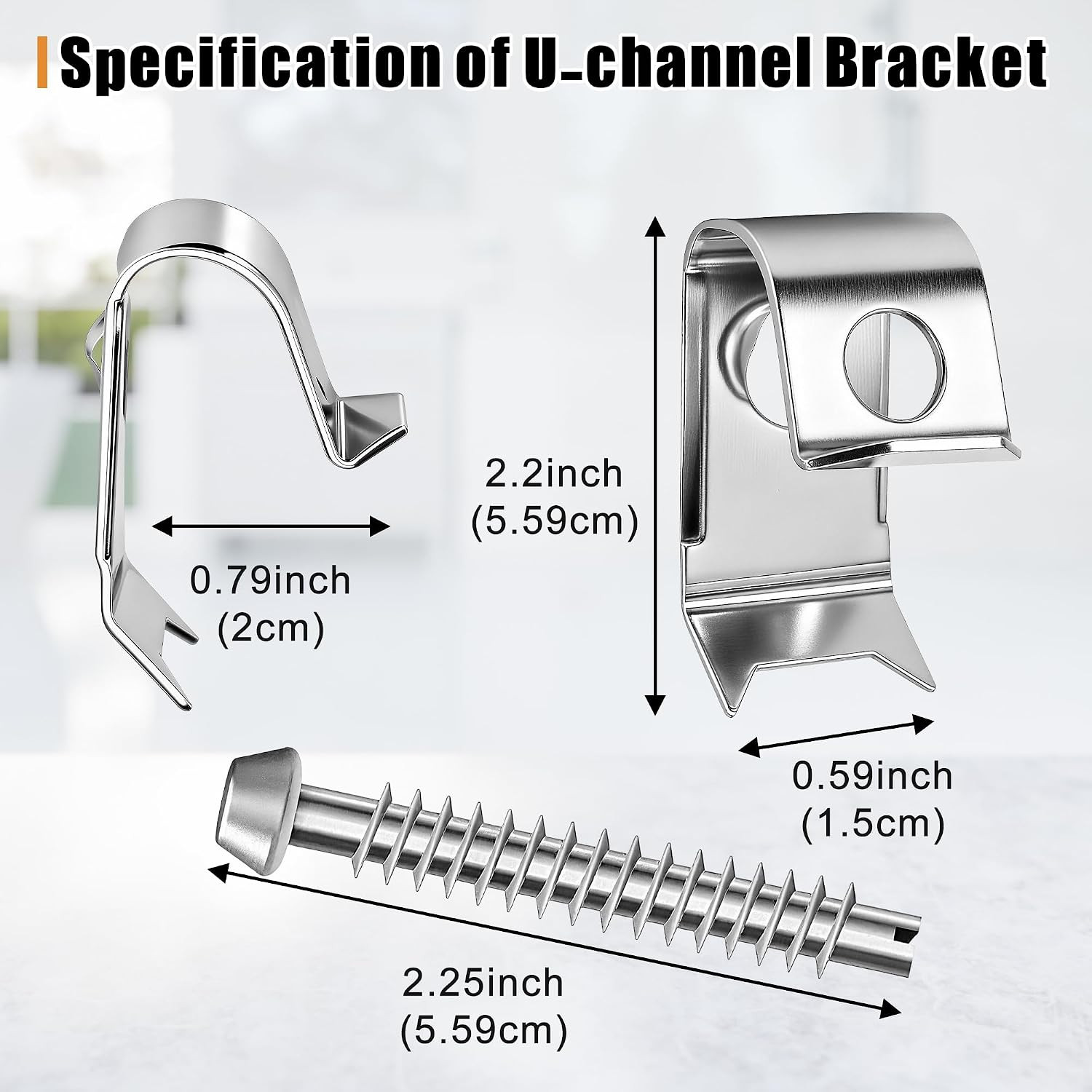 14 Pack Sink Clips Kit, Undermount Sink Clips Compatible with Moen/Elkay Bathroo