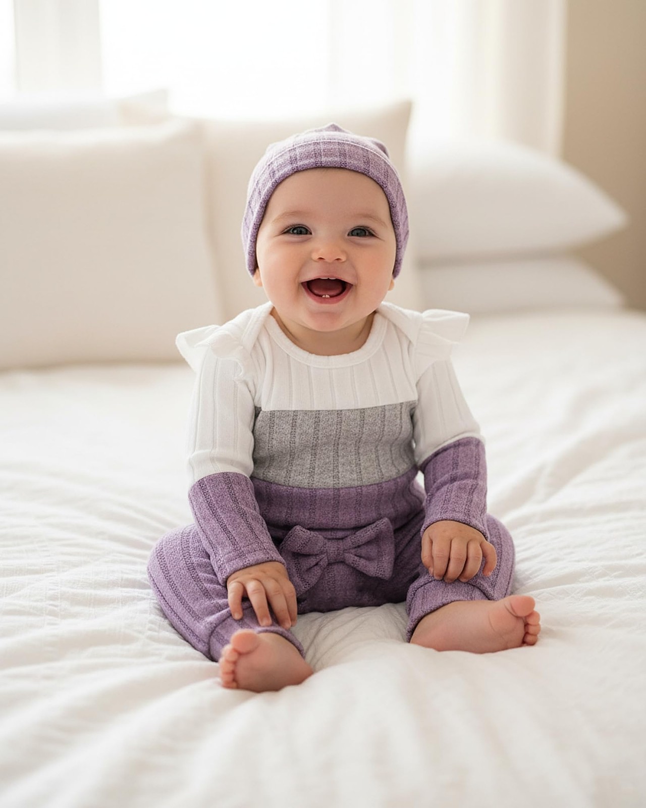 Mioglrie Newborn Girl Clothes 0-3 Months Baby Girl Clothes Infant Fall Winter Ou
