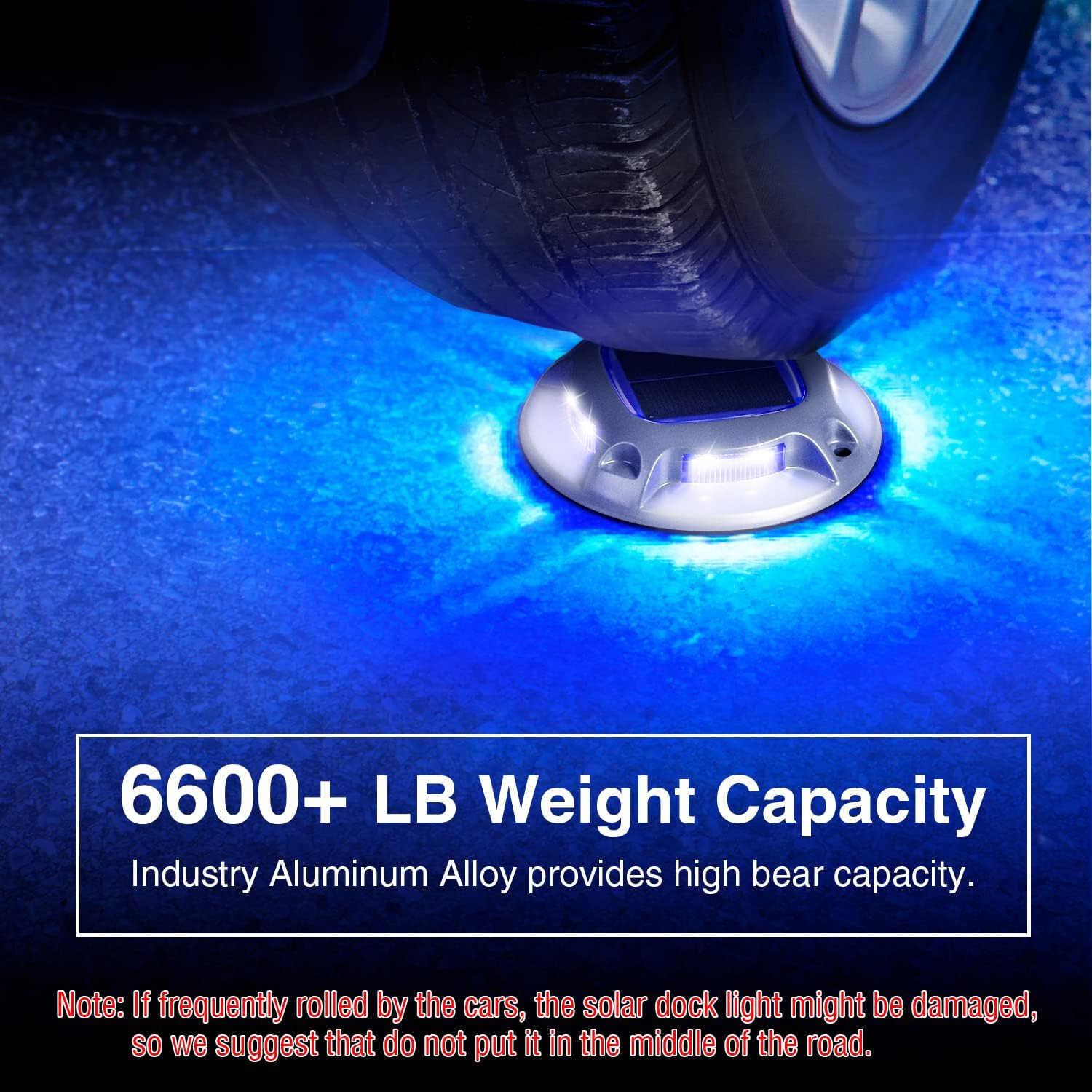 16Pack Led Multicolor Solar Deck Lights Outdoor Dock Driveway Lights for Sidewal