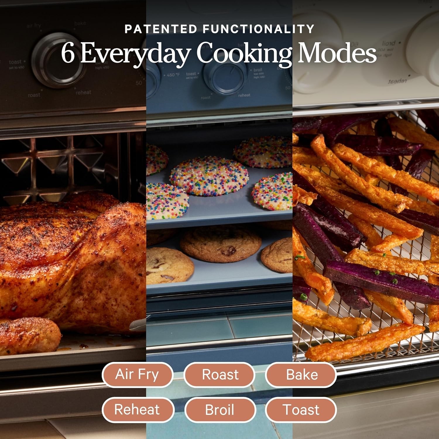 Our Place Wonder Oven – 6 in 1 Air Fryer & Toaster Oven – Steam