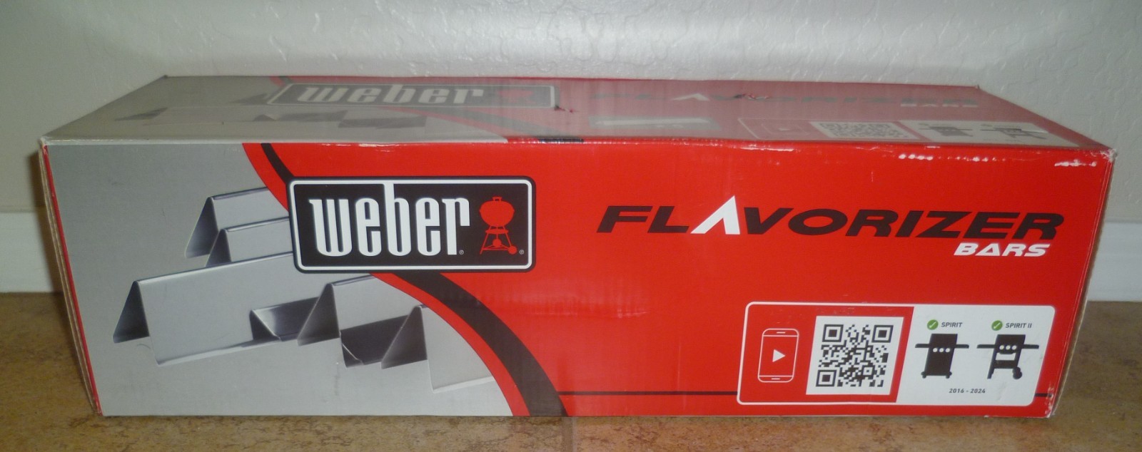 Weber Stainless Steel Flavorizer Bars for Spirit 300 Series Grills (5pk) 3400302