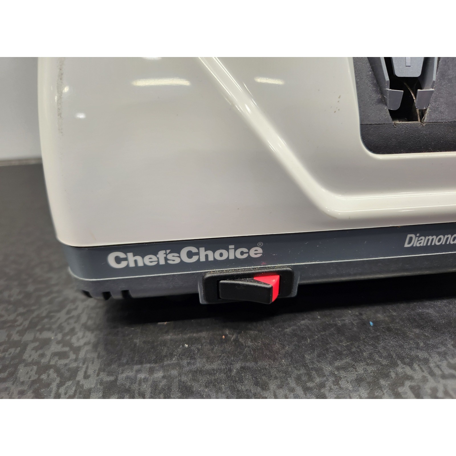 ChefsChoice Diamond Hone Sharpener 314 Electric Knife Sharpener White Gray 120W