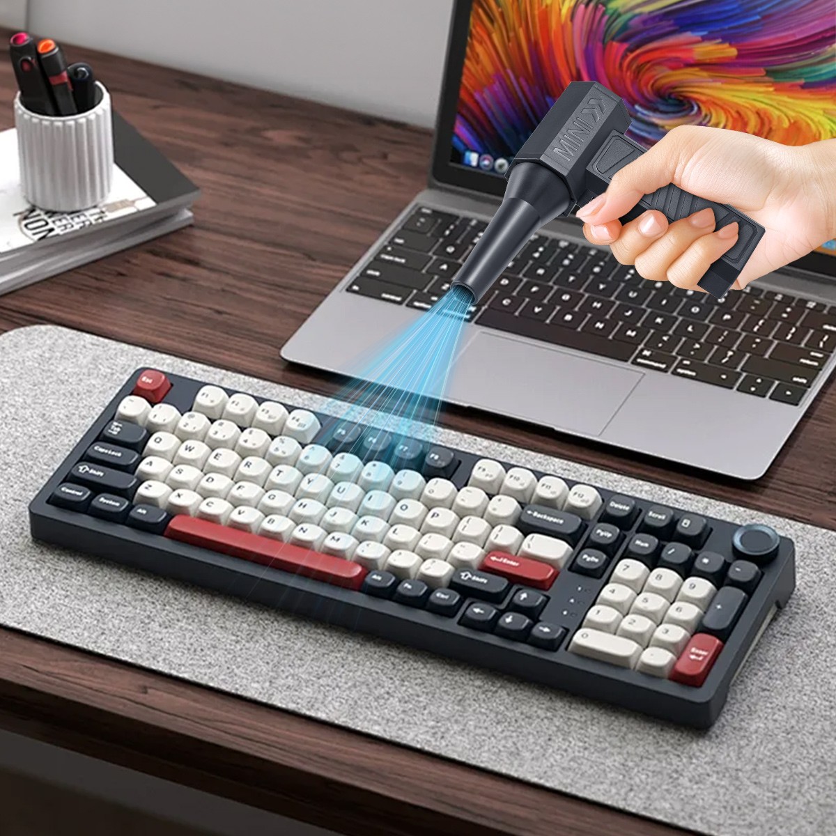 Mini Portable Blower Fan Turbo 130000RPM Electric Jet Dry Blower Air Blower US