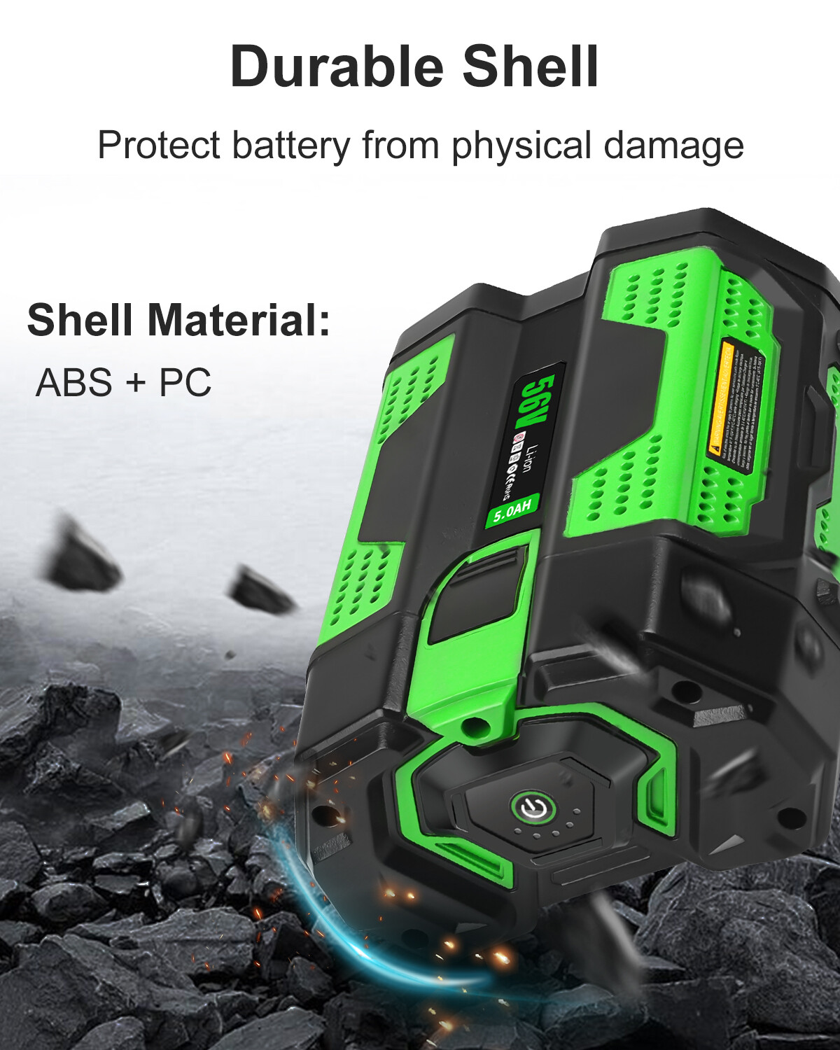 For Genuine EGO 56V 5.0Ah Battery BA5600T BA2240 BA2800T All 56Volt Tool