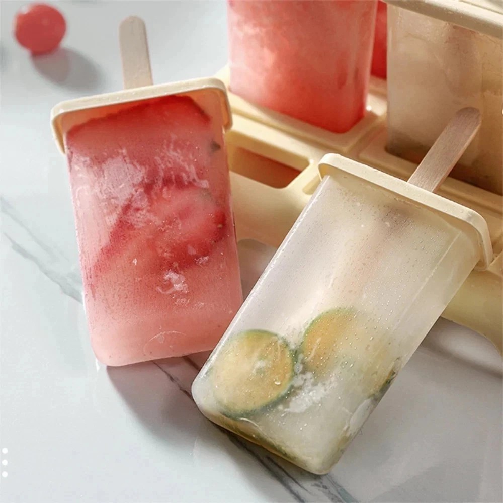 1pcs 9-in-1 DIY Ice Cream Popsicle Mold with Tray – Easy Homemade Frozen Maker