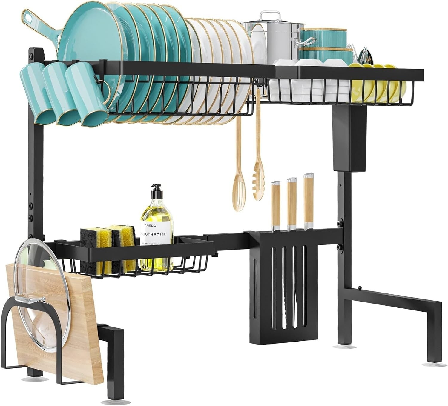 Dish Drying Rack Large Over The Sink Dish Drainer Drying Rack Kitchen Organizers