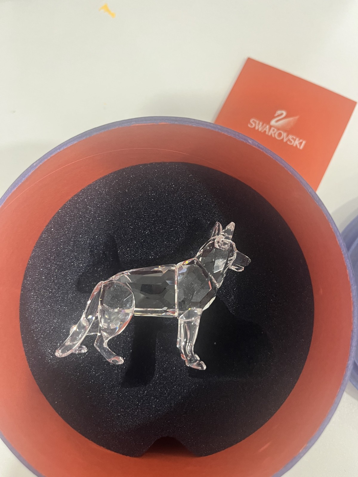 Swarovski Figurine 235484 German Shepherd 8cm BNIB with certificate