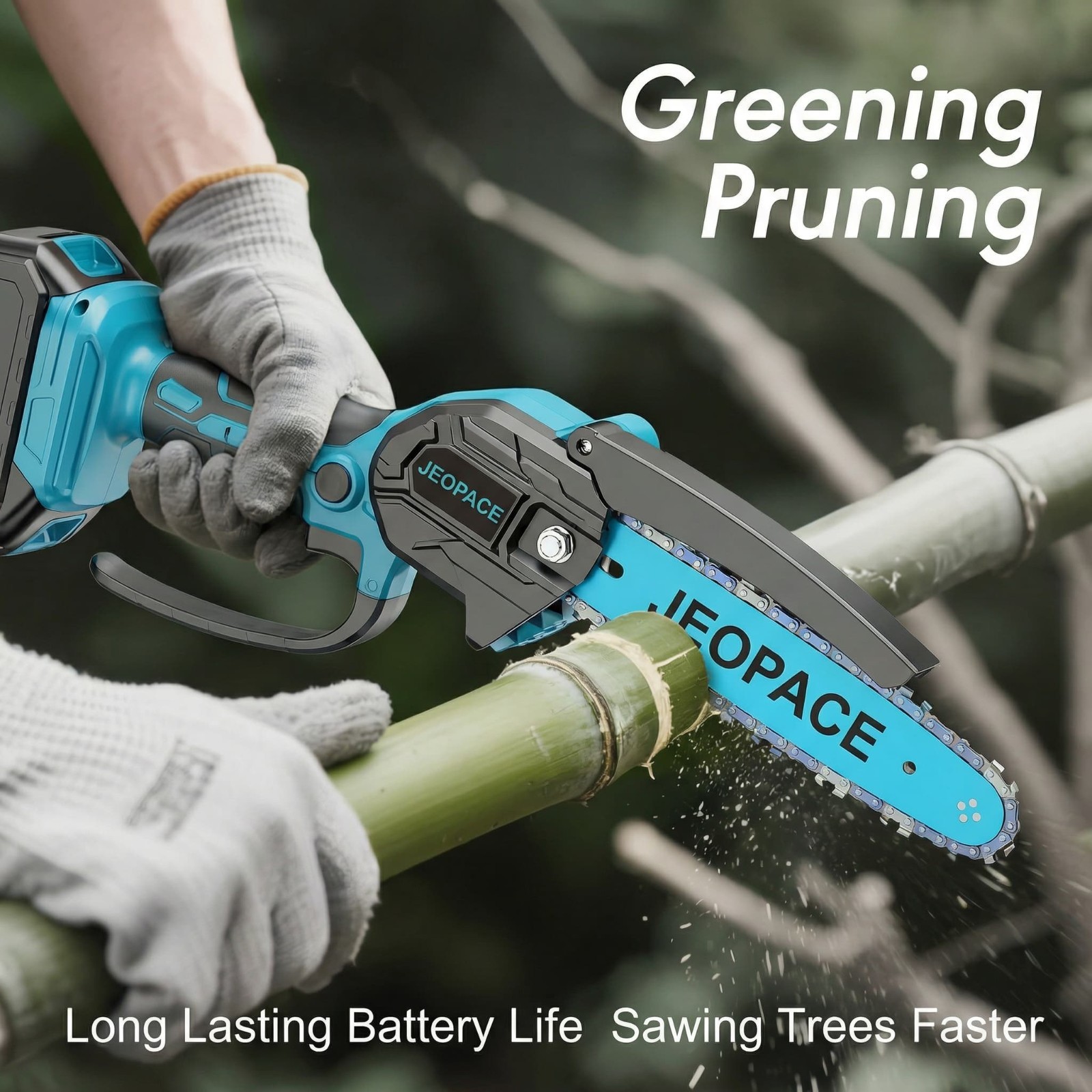 Mini Chainsaw 6 Inch Portable Electric Chainsaw Cordless