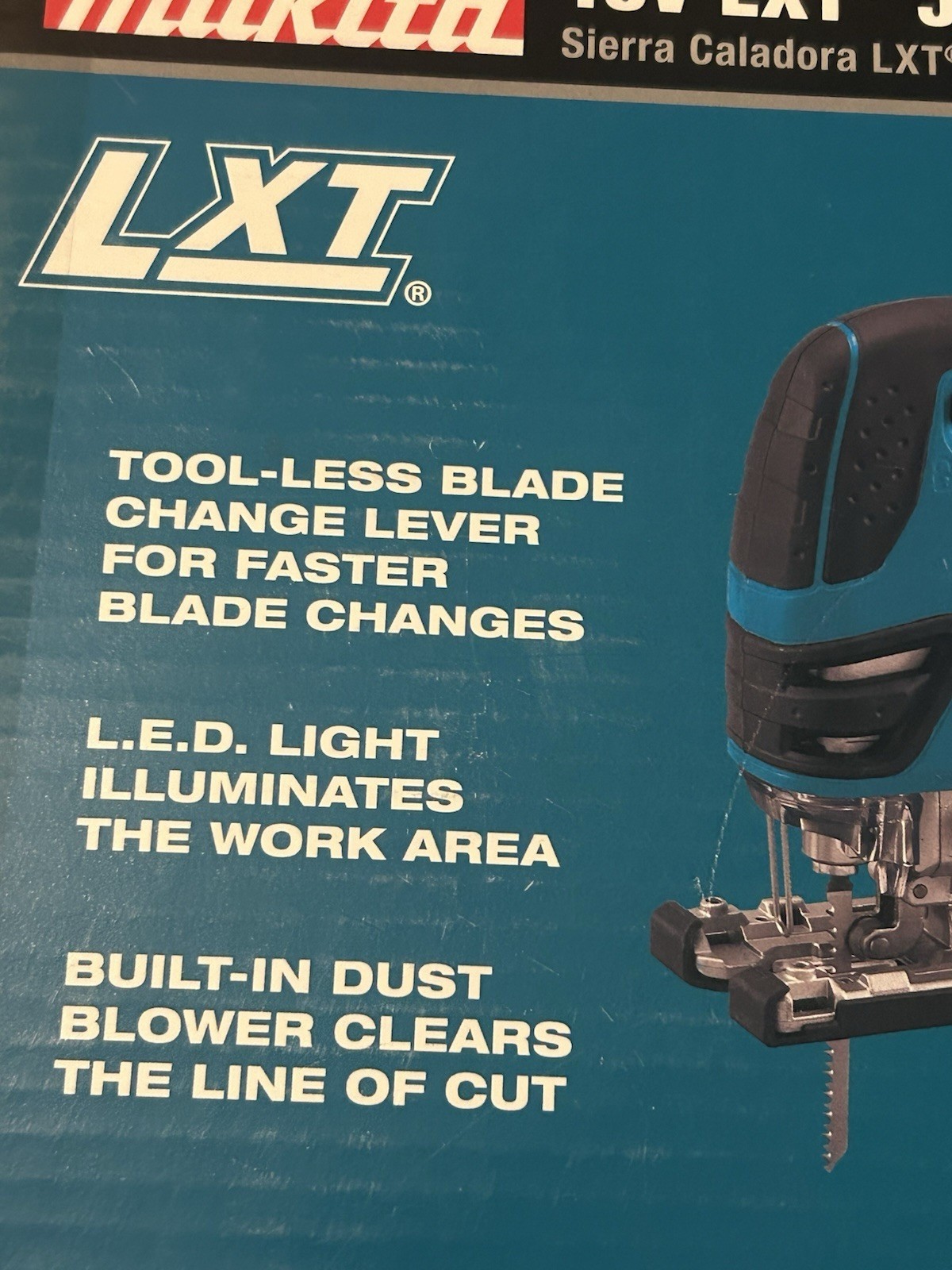 *NEW IN BOX Makita XVJ03Z 18V Cordless Battery Jigsaw, w/ Blades LXT 18 Volt