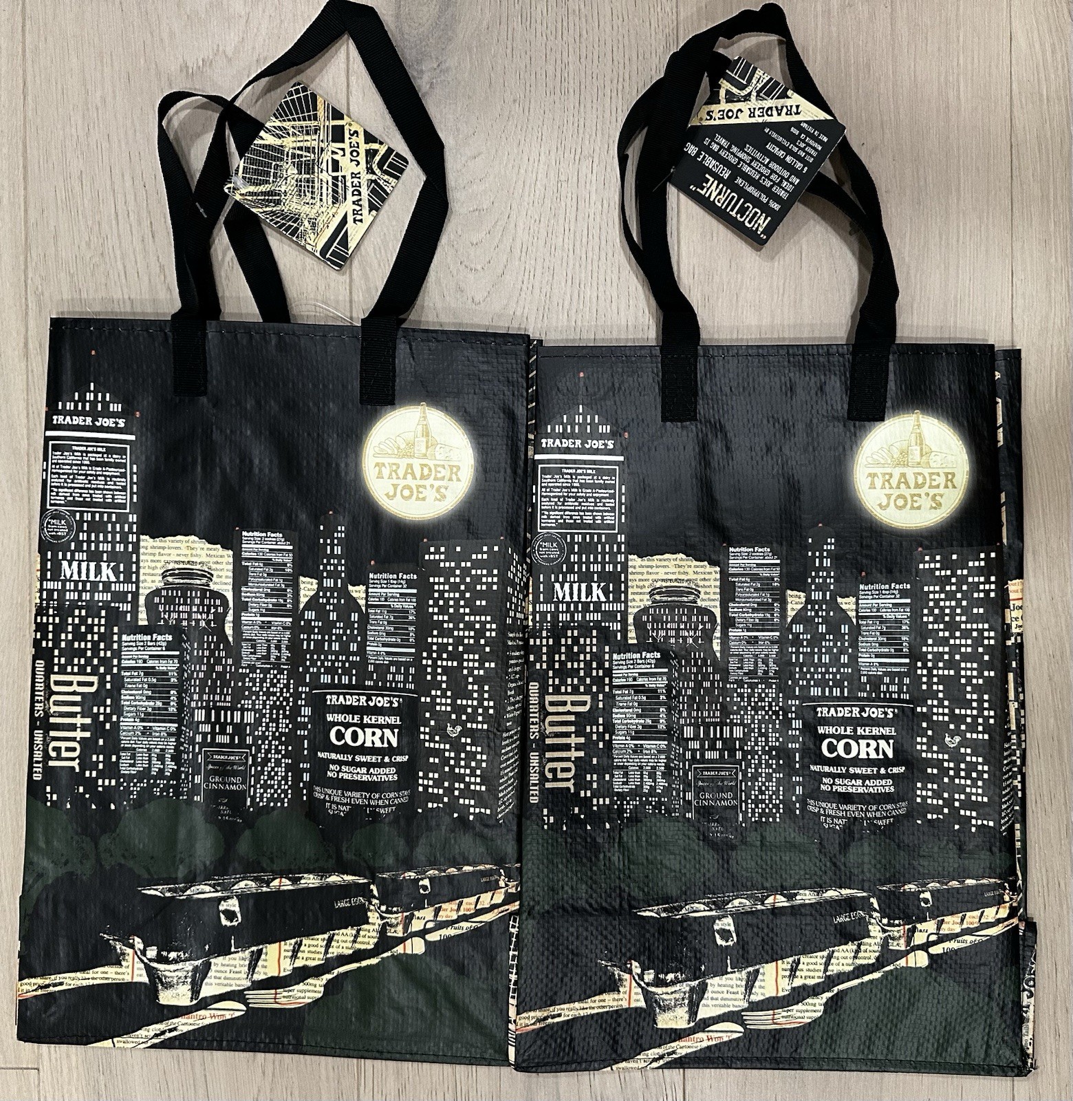 UPICK 1 💚 (52 Choices) Trader Joe’s NEW ECO REUSABLE GROCERY SHOPPING TOTE BAG